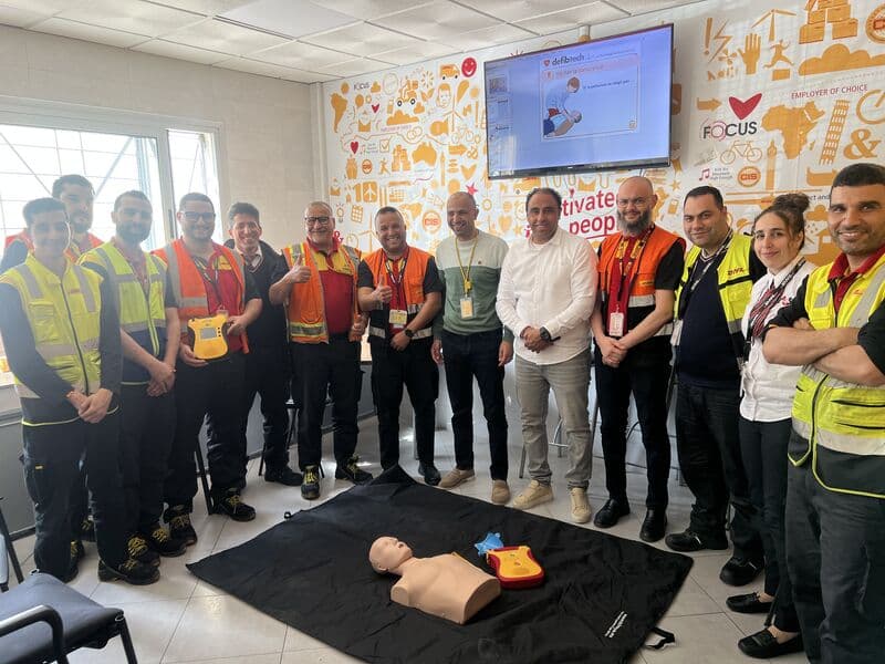 Session de formation DAE — Defibtech Maroc
